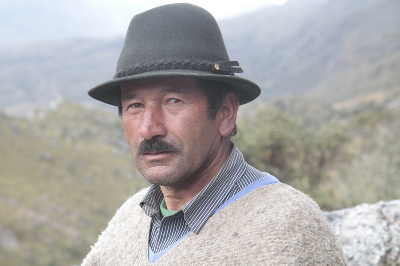 Luis Herrera has lived on the mountain for forty years